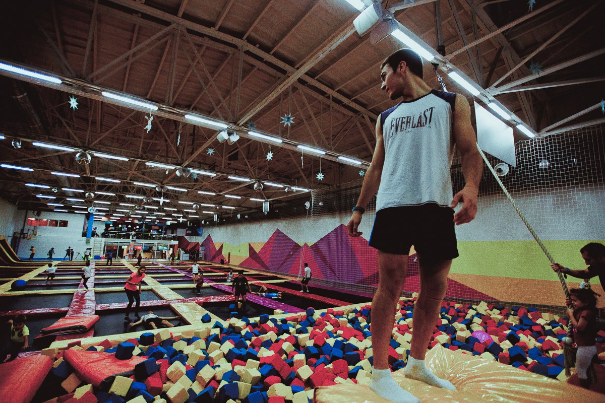 Небо, батутный парк, м. Сокол