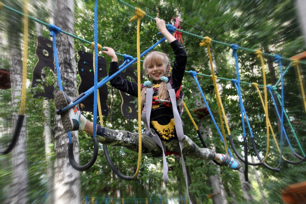 Слабо?! - веревочный парк (ПКиО Первомайский)