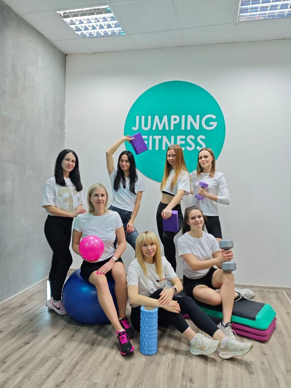 Jumping fitness. Студия фитнеса Анастасии Тюриной
