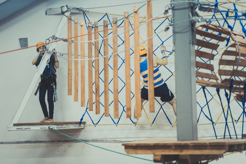 Небо, батутный парк на Севастопольском