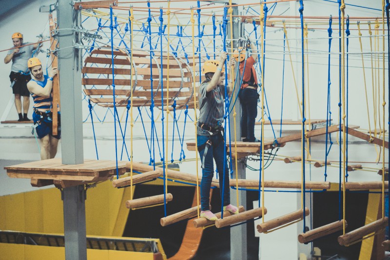 Небо, батутный парк на Севастопольском