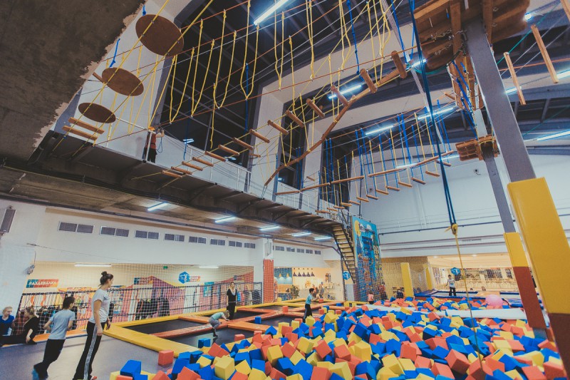 Небо, батутный парк на Севастопольском