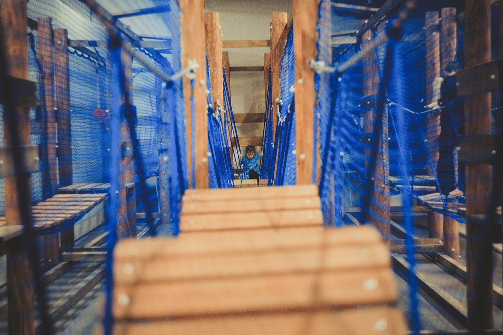 Небо, батутный парк на Севастопольском