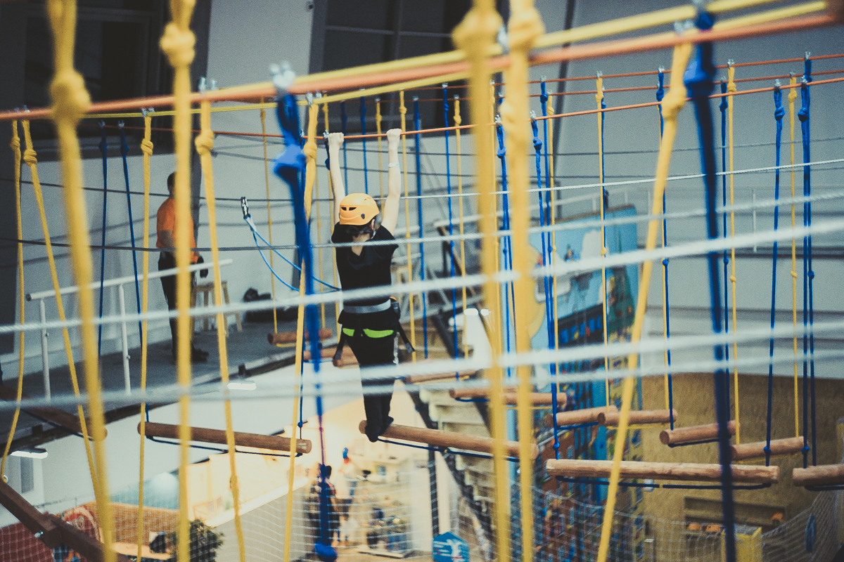 Небо, батутный парк на Севастопольском